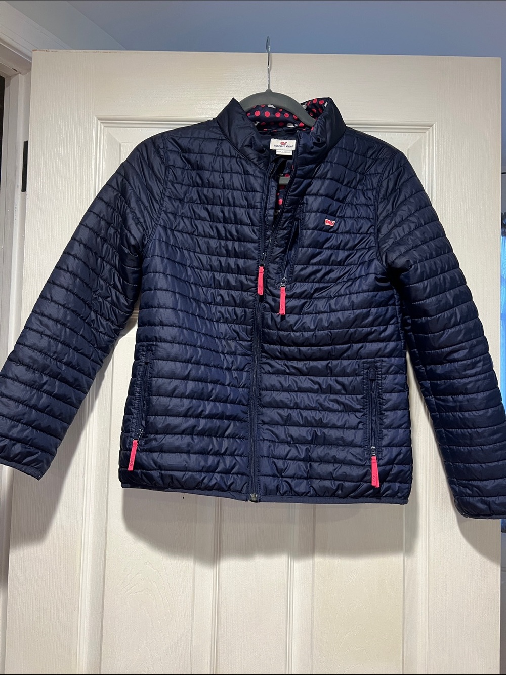 Kids Vineyard Vines Navy blue Full zip Puffer Jacket size L(14)
